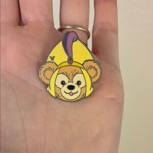 Yellow and Purple Bear Pin